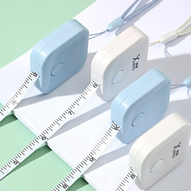 Automatic Retractable Multi-purposeTape Measure Measuring Ruler Multifunction Mini Ruler Stationery School Supplies