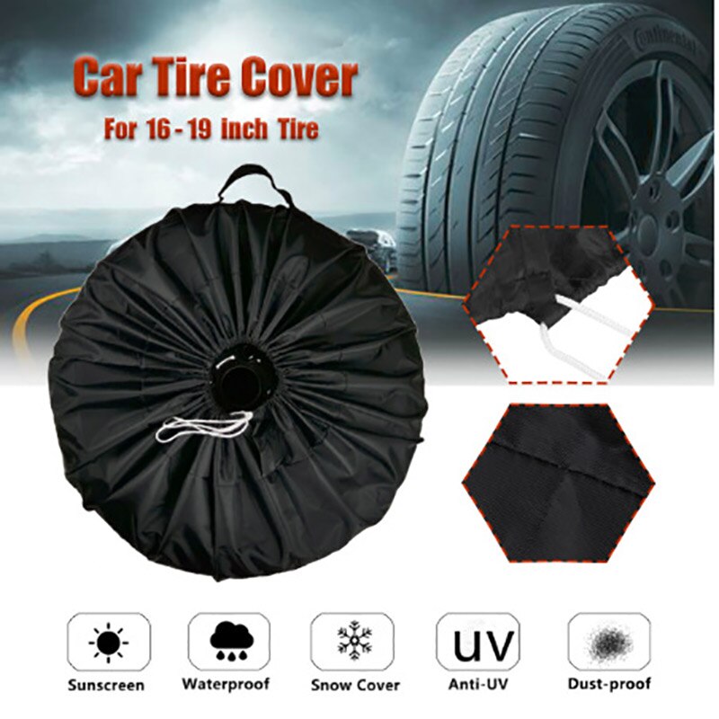 Universal Wear-Proof 210D Oxford Cloth SUV Car Tire Cover Spare Tire ...