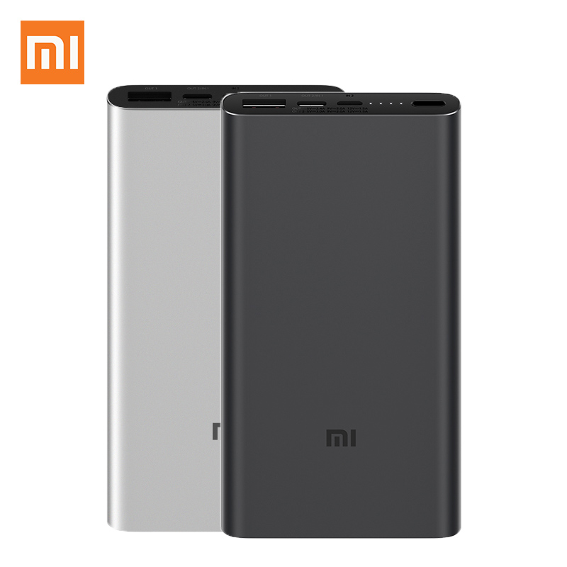 Xiaomi Power Bank 3 10000mAh PLM12ZM USB Type C QC3.0 Fast Charging Mi Powerbank 10000 Portable Charger Poverbank