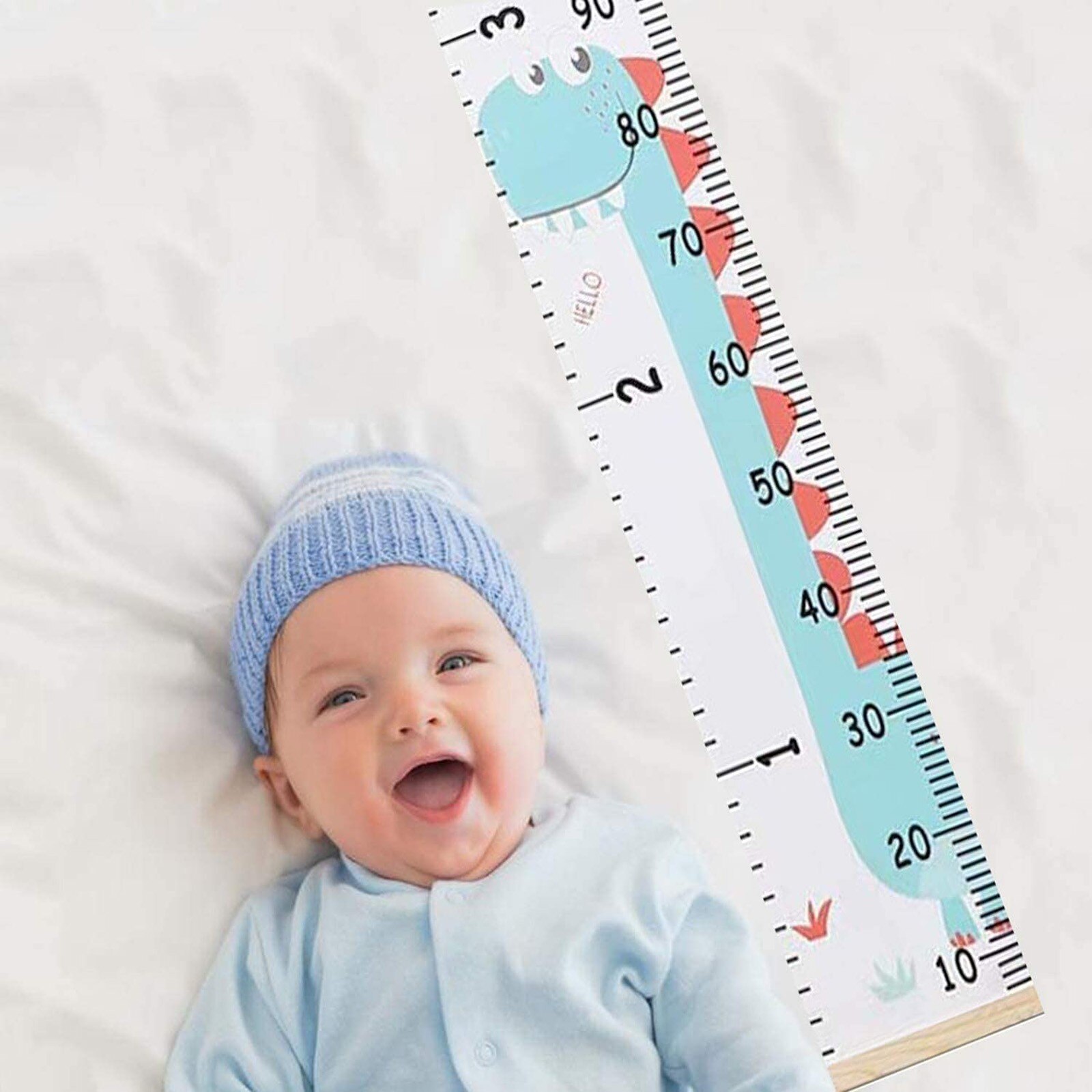 Pegatinas de pared para medir altura, dibujo de jirafa, cerdo de jardín de infantes, regla de cuadro de habitación para niños, protección ambiental, decoración del hogar