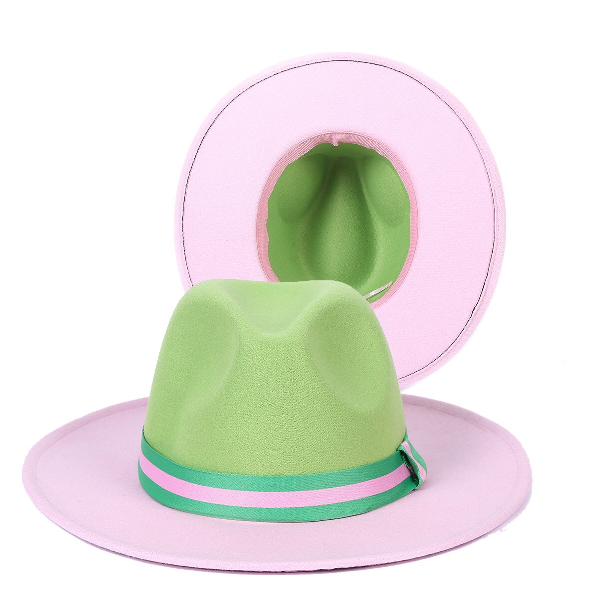 Fedora Hoeden Voor Vrouwen Dames Mode Bruiloft Hoed Luxe Kerk Hoed Luipaard Graan Riem Шапка: 05