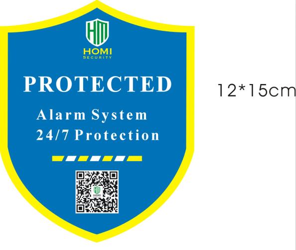Intruder security system alarm sticker 10pcs