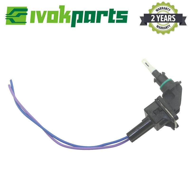 Sensor de temperatura de aire de admisión con arnés eléctrico, enchufe de conector de 2 pines para BMW Serie 1, 3, 5, 6, 7, X1, X3, X5, X6, 13, 62, 7, 792, 203
