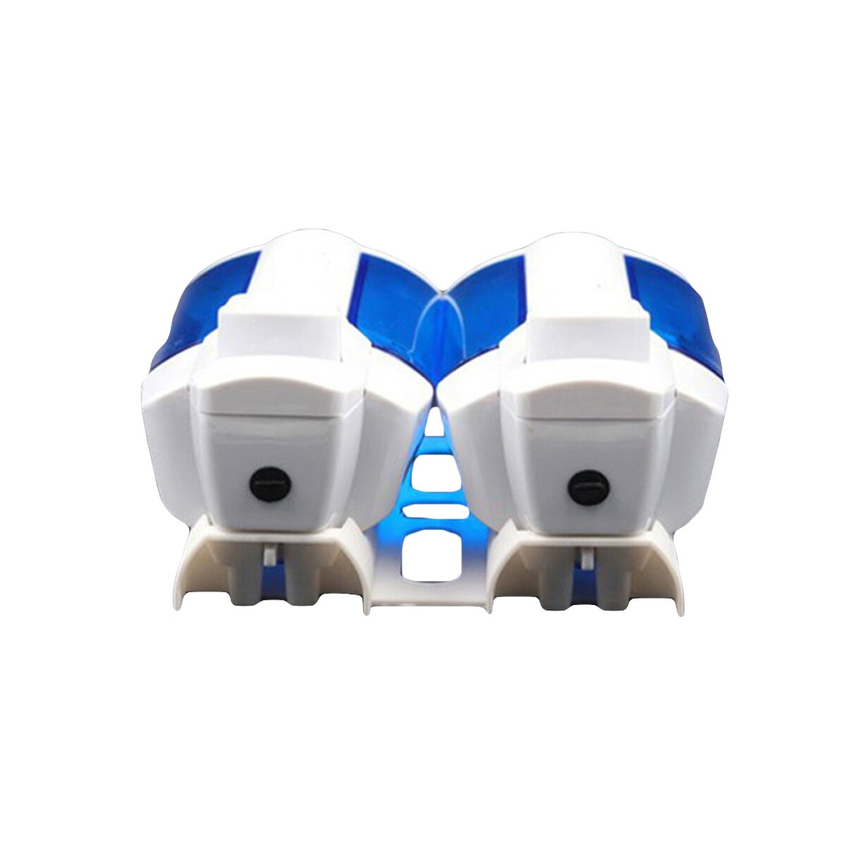 700ML Wall Mounted Soap Dispenser Shower Shampoo Soap Dispenser for Bathroom Kitchen Toilet( Blue/White)