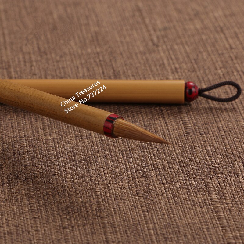Cepillo pequeño para escribir Xiao kai, pincel de caligrafía china para escribir Sutra de corazón, pincel de tinta china Mao Bi