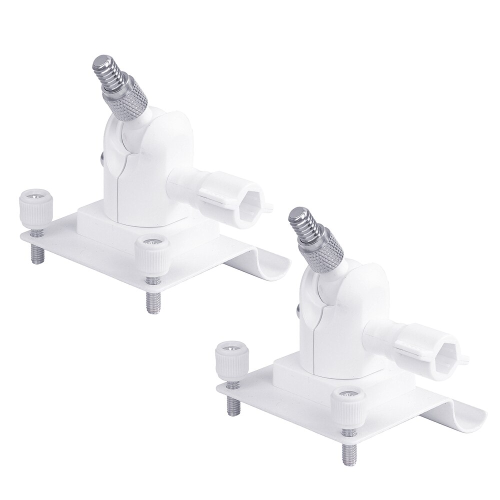 Vægplade tagrendebeslag til arlo pro, arlo pro 2,  arlo pro 3,  arlo go, arlo ultra, arlo hd vejrbestandig arlo tilbehør mount: Hvid 2 stk
