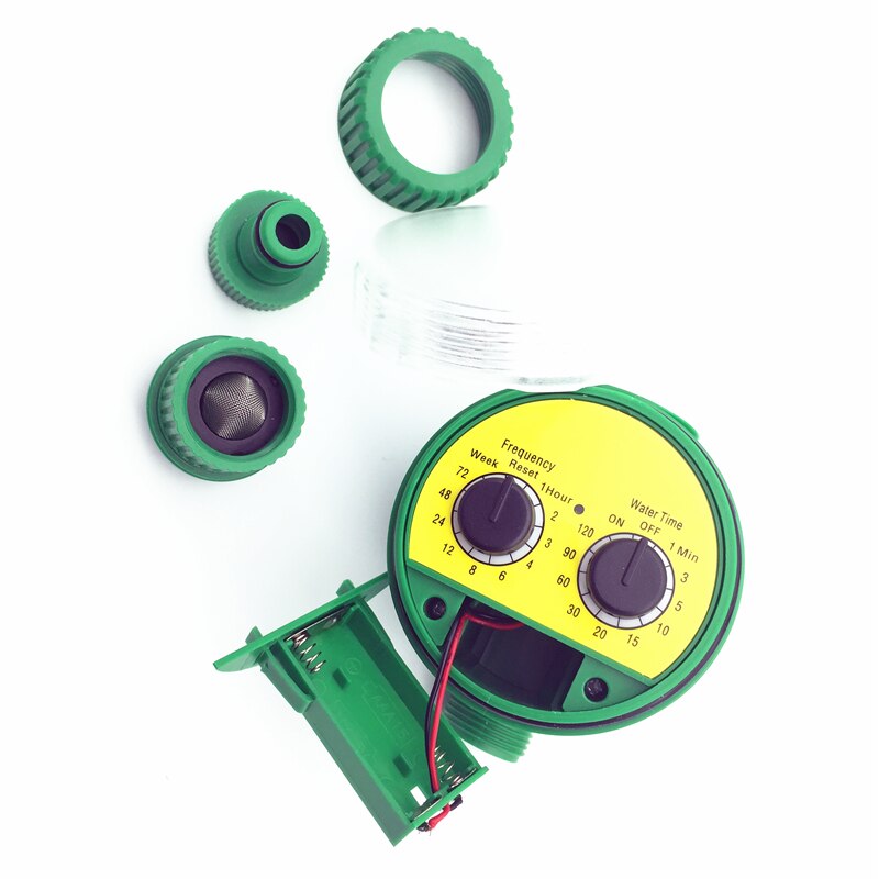 Knob Electronic Water Timer Garden Solenoid Valve Irrigation Timer Controller For Electronic Sprinkler System Home Office 1 Pc