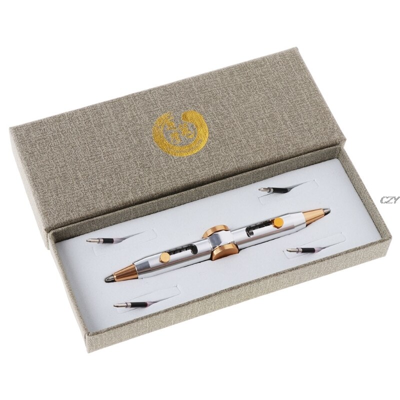 Fidget Spinner Metalen Pen Anti Stress Pen Speelgoed Balpen Kids Student