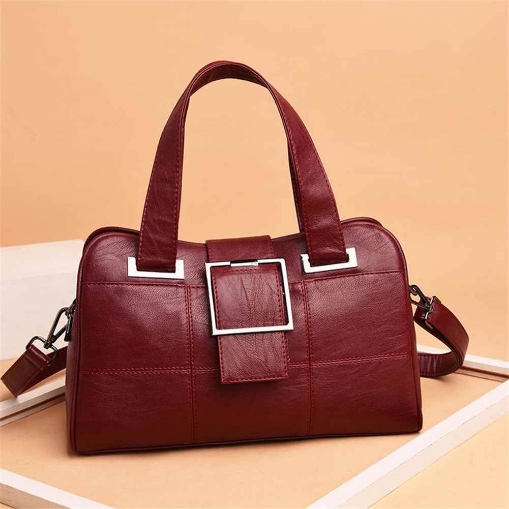 Sac à Main Tote Bag En Simili Cuir Souple - Bandoulière Ajustable - Grand Format 38x29x12,5 Cm - Style Y2K
