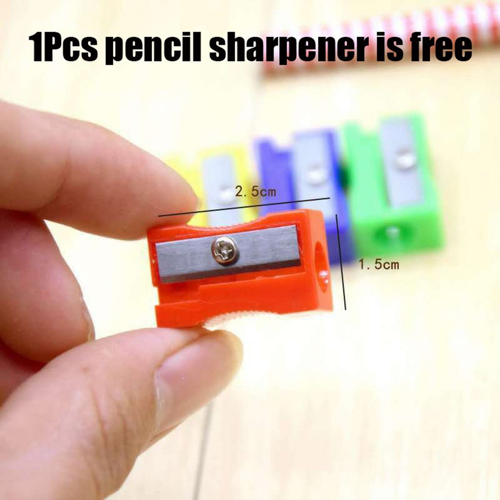 Plastic small pencil sharpener Smooth surface Sharp core Use effort Strong and durable Office Supplies