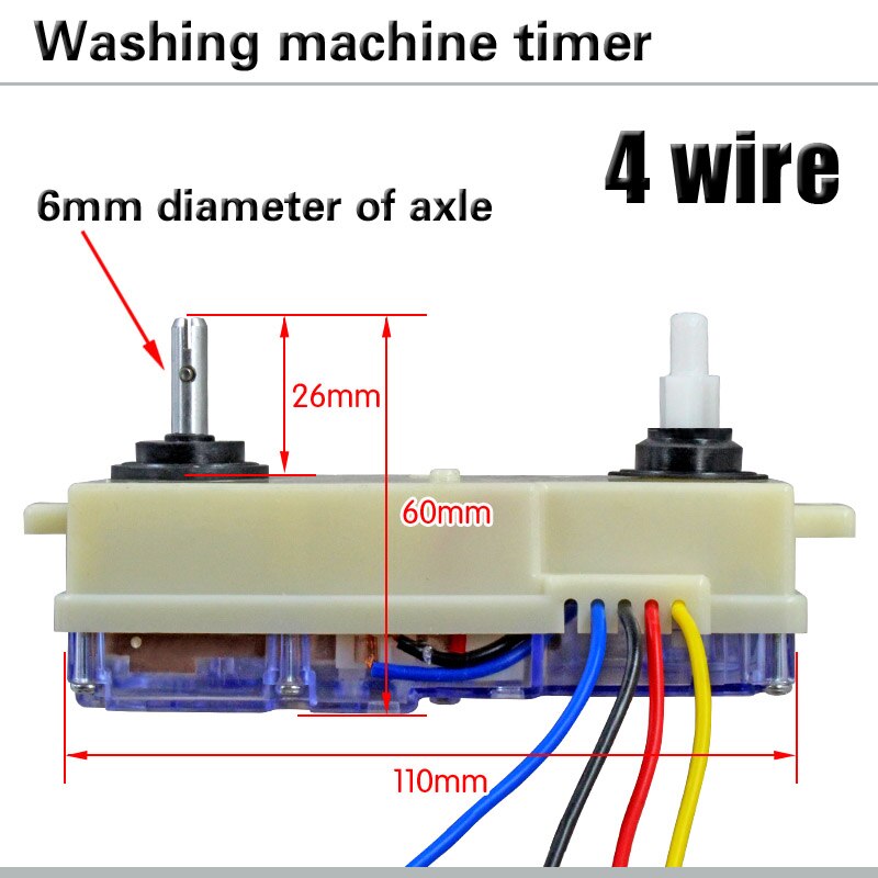 4-line strip washing machine timer Washing machine timer switch Wash timer Semi-automatic double-cylinder washing machine