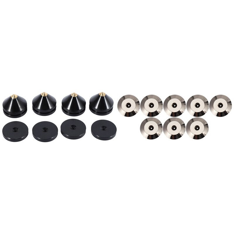 2 Sets Speaker Loudspeaker Spikes Stand Feets o Speaker Repair Parts Turntable DIY Speaker Stand: Default Title