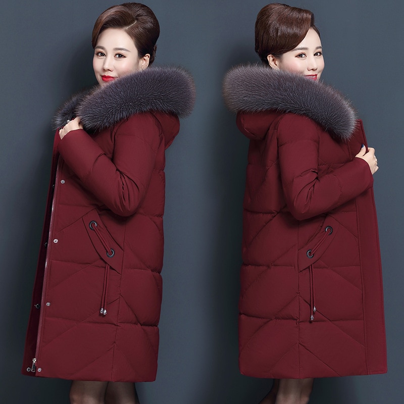 8xl grande taille Parka femmes hiver manteaux femmes Long coton décontracté fourrure à capuche vestes Parkas femme pardessus manteau Sz120