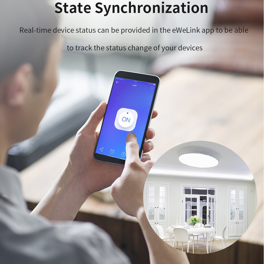 SONOFF RF WiFi Smart Switch 433Mhz Fernbedienung Smart Home Automation Module Diy Timer AC 90-250V 220V 433mHz
