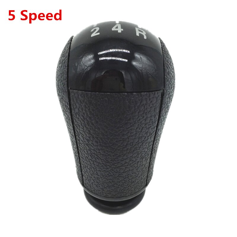 Pomello del cambio per auto pomello del cambio collare del cambio copertura del bagagliaio del cambio per Ford Focus 2 Mondeo MK2 2004 2005 2007 2008 2009 2010 2011: 5 Speed Black knob
