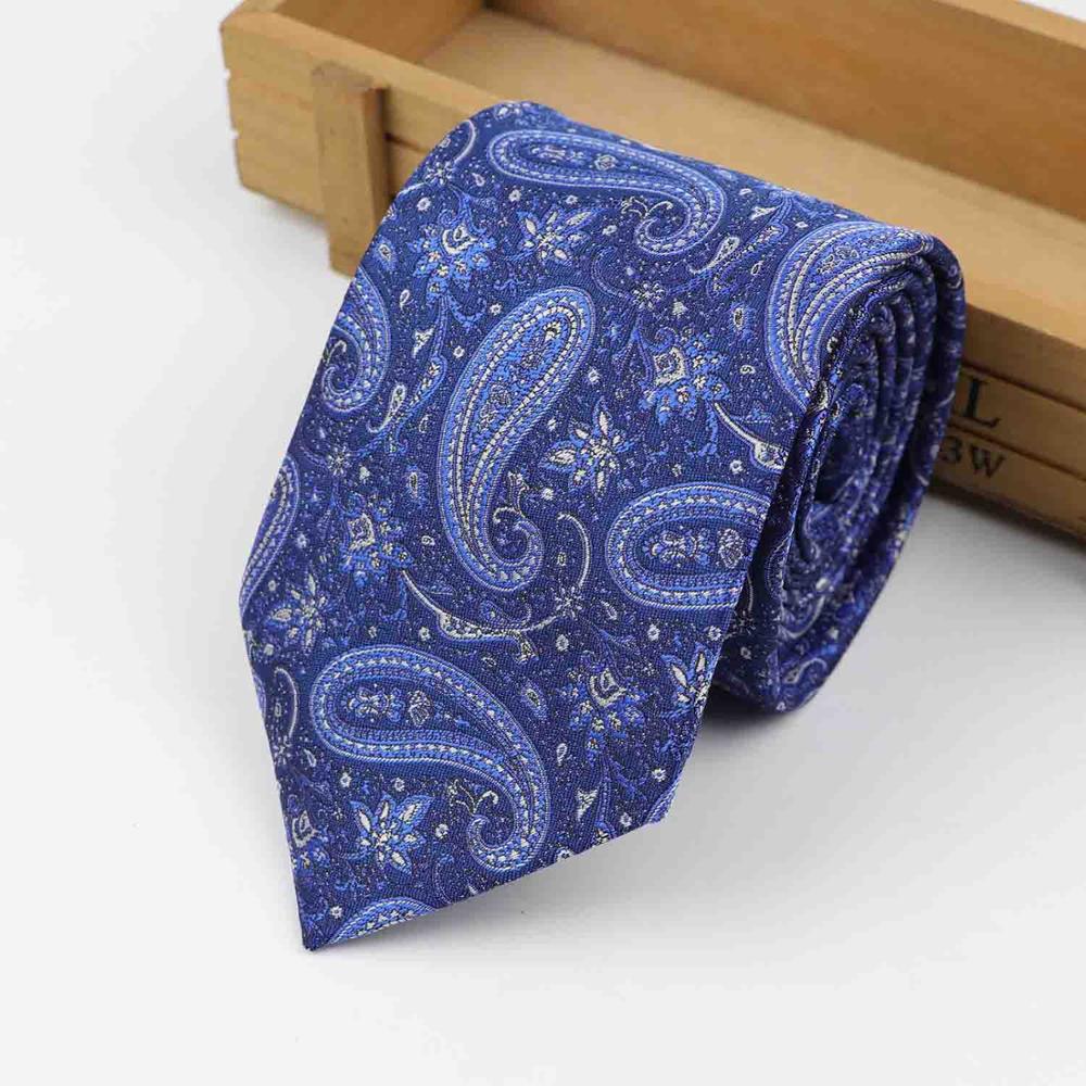 Formele Standaard Size Paisley Stropdas Bruidegom Gentleman Banden Mannen 3.15inch Party Polyester Gravata Slanke Pijl 8cm Zijde tie: 8