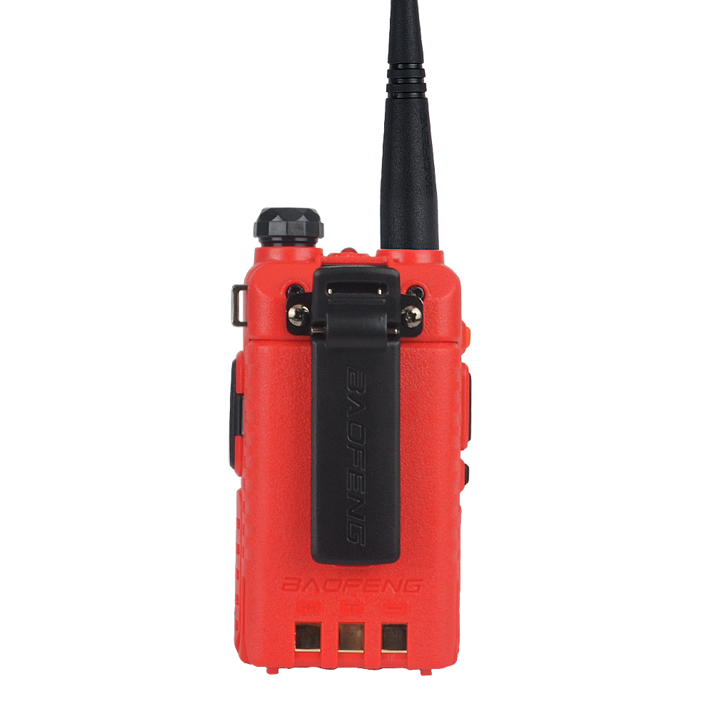 Baofeng UV-5R Dualband Walkie Talkie VHF 136–174 MHz UHF 400–520 MHz 128 Kanal 5 W FM tragbares Zwei-Wege-Radio mit Headset
