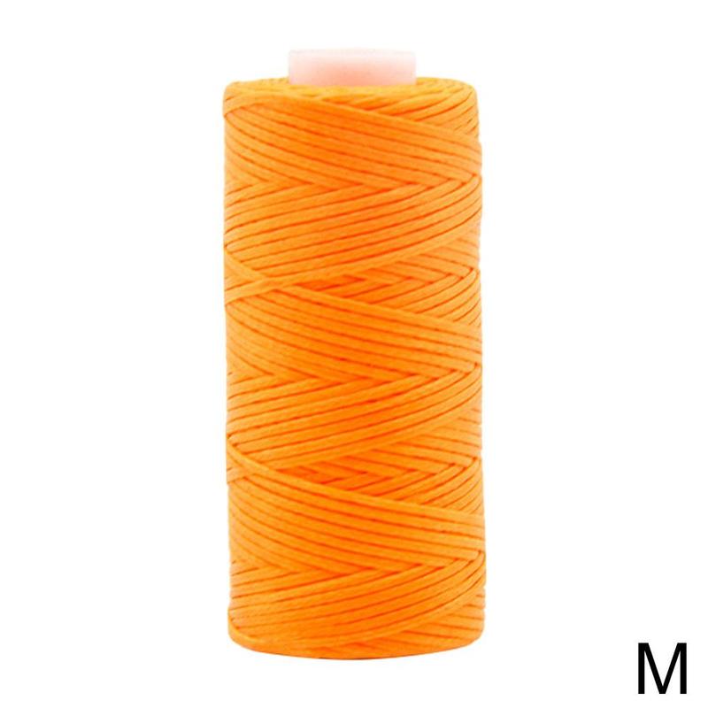 260M Multi Farbe Wachs Faden Single Filament Polyester Hand Stricken Schnur Gurt Kette Seil Korn Nähen Handwerk Pro Leder C J1E5: M