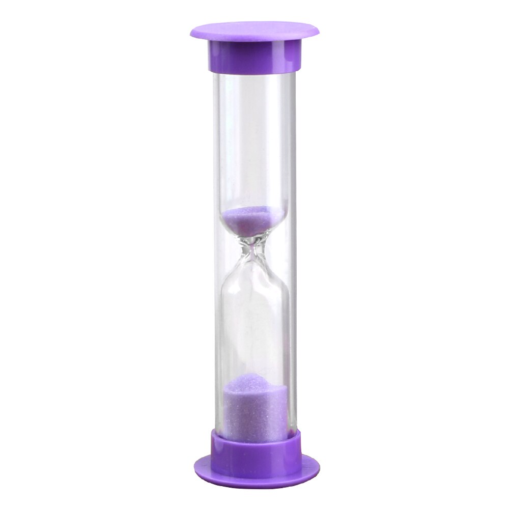 HOOMIN Mini Timer Clock Timers for Children Colorful Hourglass Children Sand Timer Hourglasses: Purple 