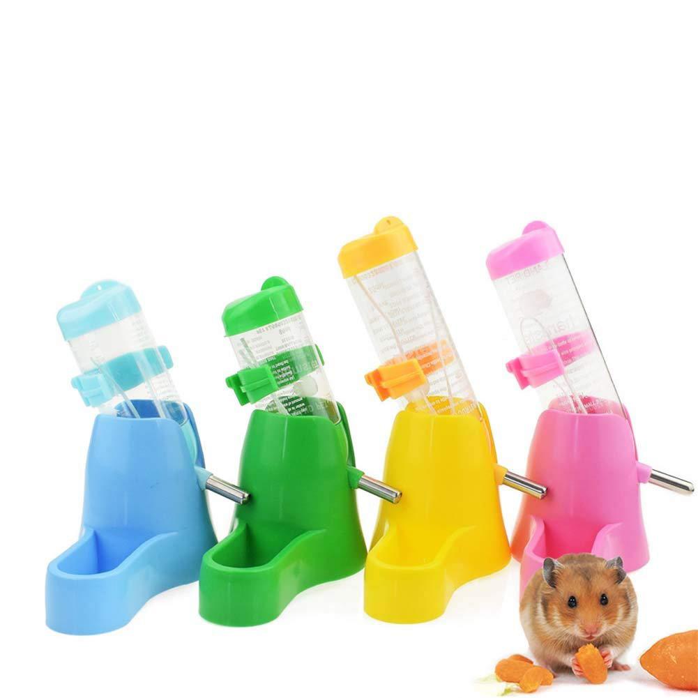125ml hamster drikkeflaske med madbeholder og basehytte vandflaske til små dyr rotter chinchilla marsvin