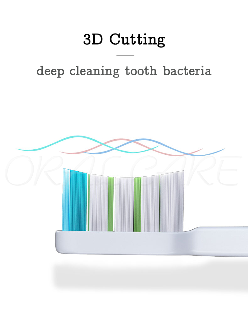 For Lebooo Huawei 2S/LBT203532A/LBT203552B Electric Toothbrush Head Diamond White Protection Replace Brush Head With Cover