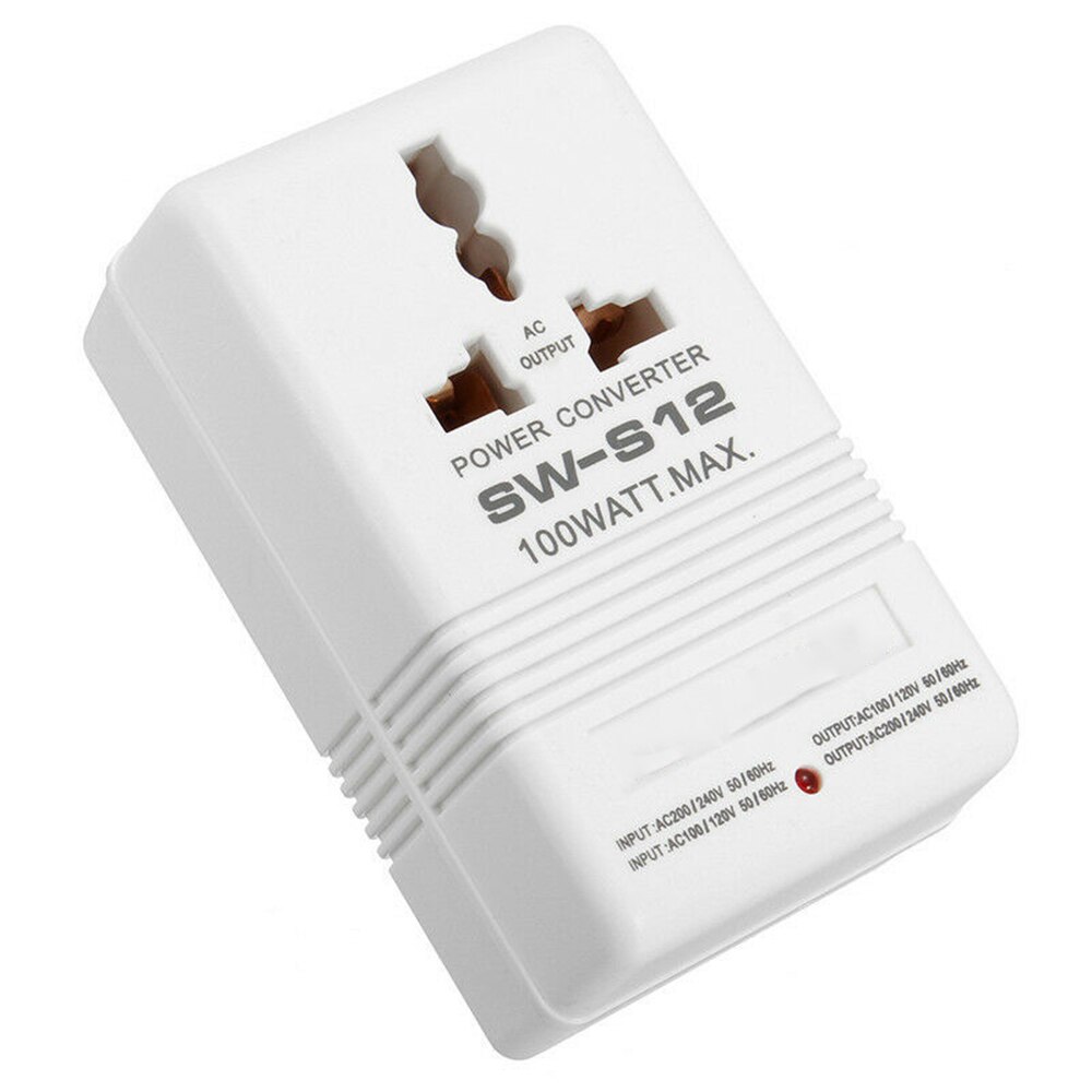 Nützliche S12 AC 110V zu 220V 100W Schritt hoch & Nieder Dual Spannung Konverter Transformator Für Reise: Ursprünglich Titel