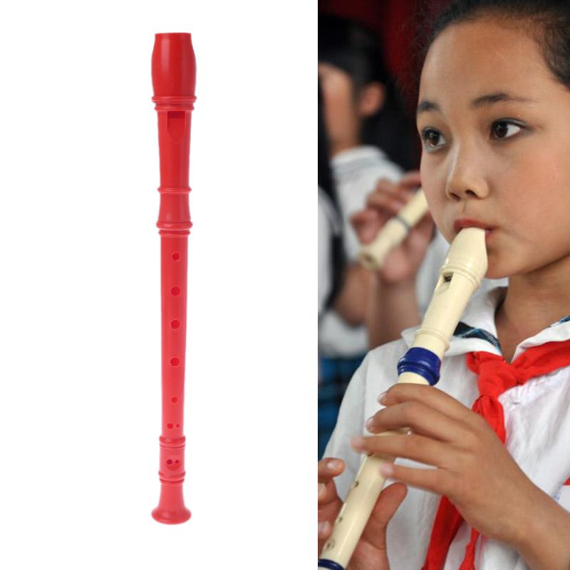 Plastic Musical Instrument Recorder Soprano Long Flute 8 Holes