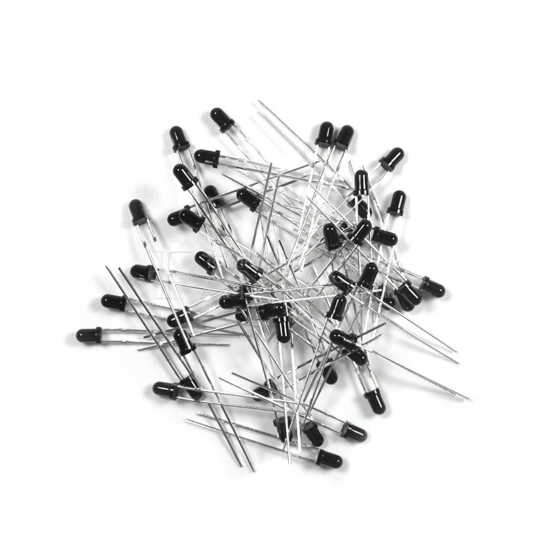100 stuks led 3mm 940nm ir ontvangstdiode ronde buislamp