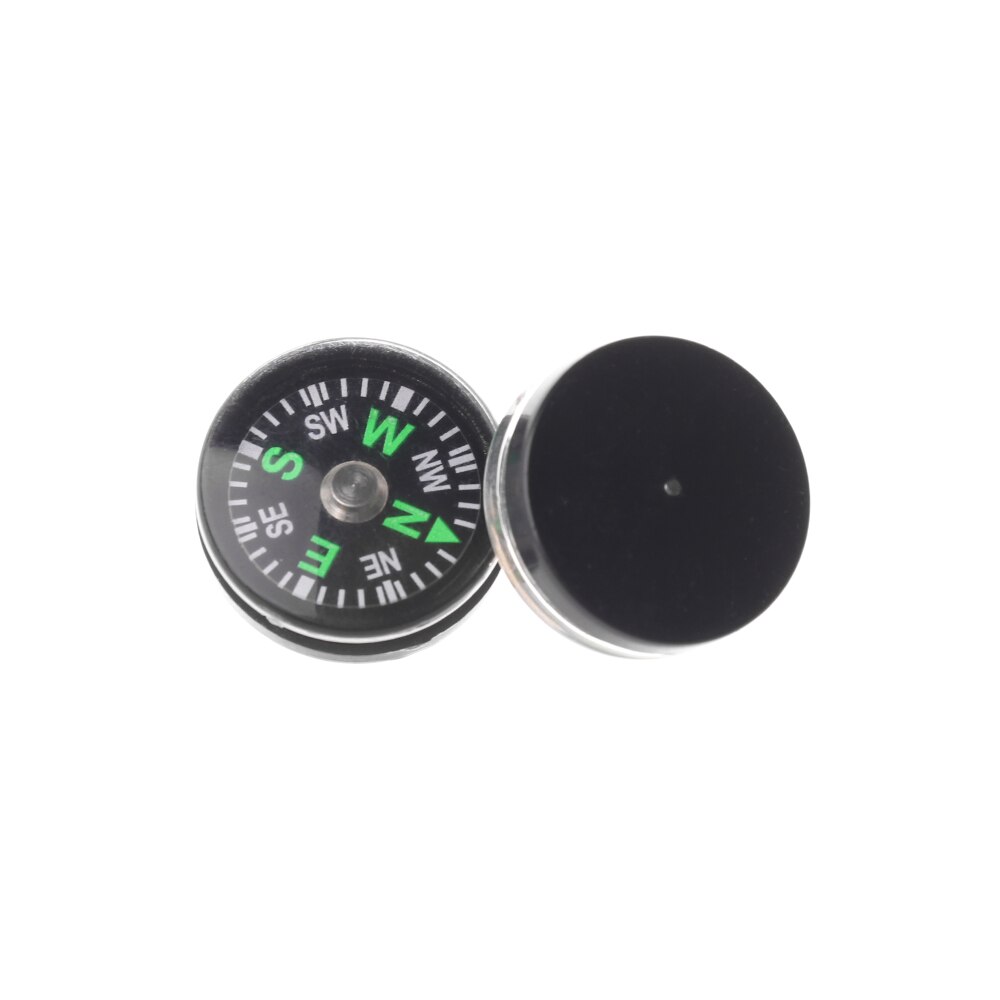 10 PCs Portable Mini North Navigation Handheld Accurate Compass Camping Hiking Survival Compasses Button Practical Guider