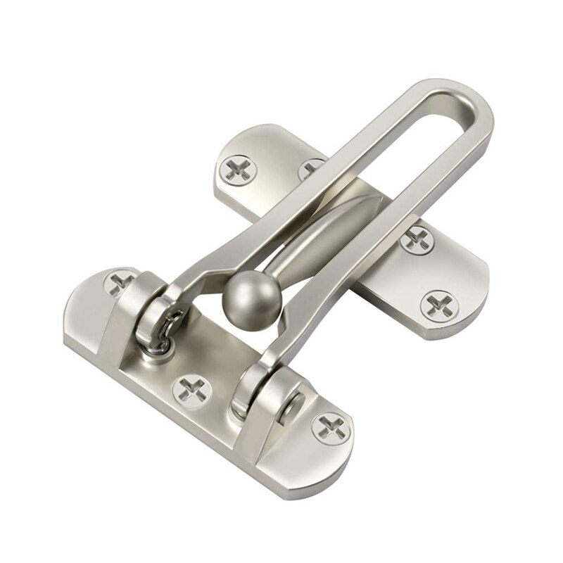 Home Security Door Lock, 2 Pack Front Door Locks For Kids, Home Reinforcement Lock For Swing-In Doors, Thicken Solid Aluminium