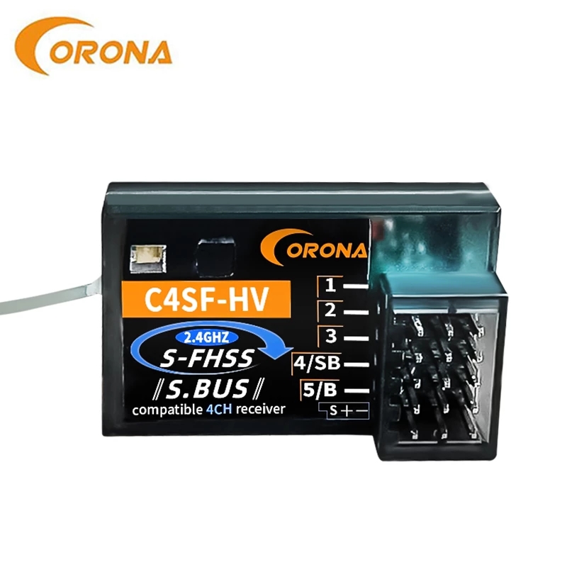 Corona C4SF-HV – protocole pour Futaba FHSS/S-FHSS, avec sortie SBUS 4PM 3PV 7PX T14SG T8J T10J 4PX RC voiture récepteur