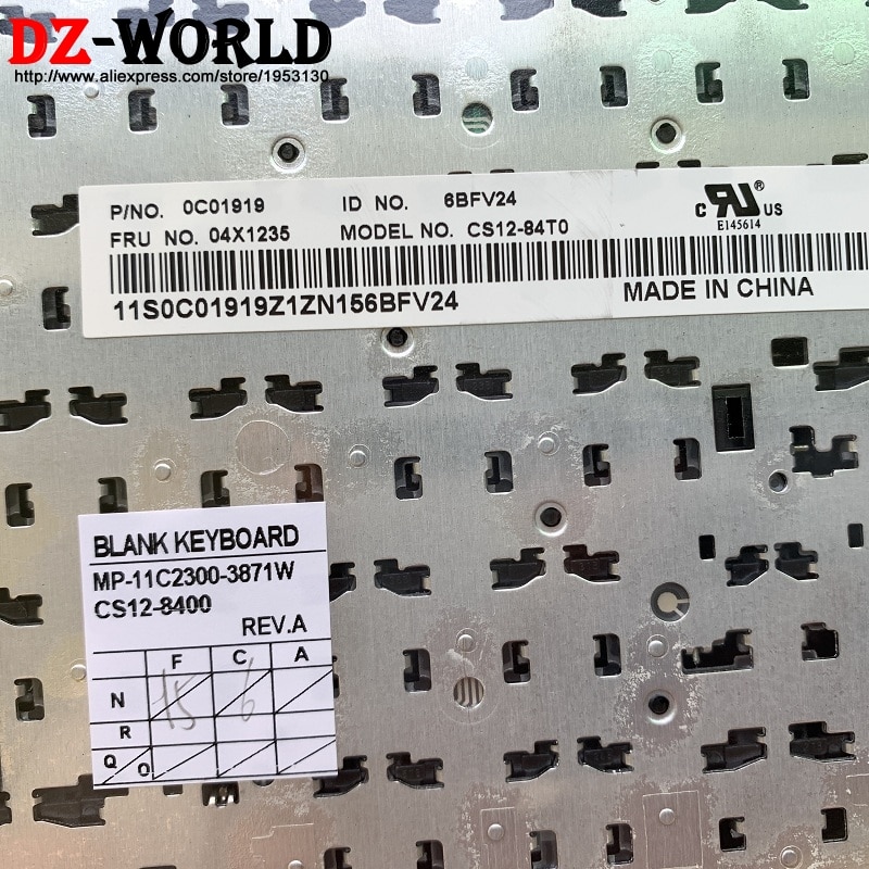 Original 04X1235 Thai Keyboard for Lenovo Thinkpad L430 L530 T430 T430i T430S T530 T530i W530 X230 X230i Laptop