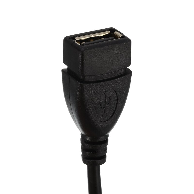 USB 2.0 Male To 2 Dual USB Female Jack Splitter Hub Power Cord Adapter For PC Laptop