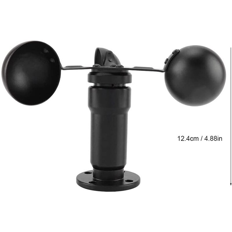 Wind Sensor Trans, 0-5V Aluminum Alloy Wind Tempo Sensor Anemometer for Weather Station to Wind-Measuring