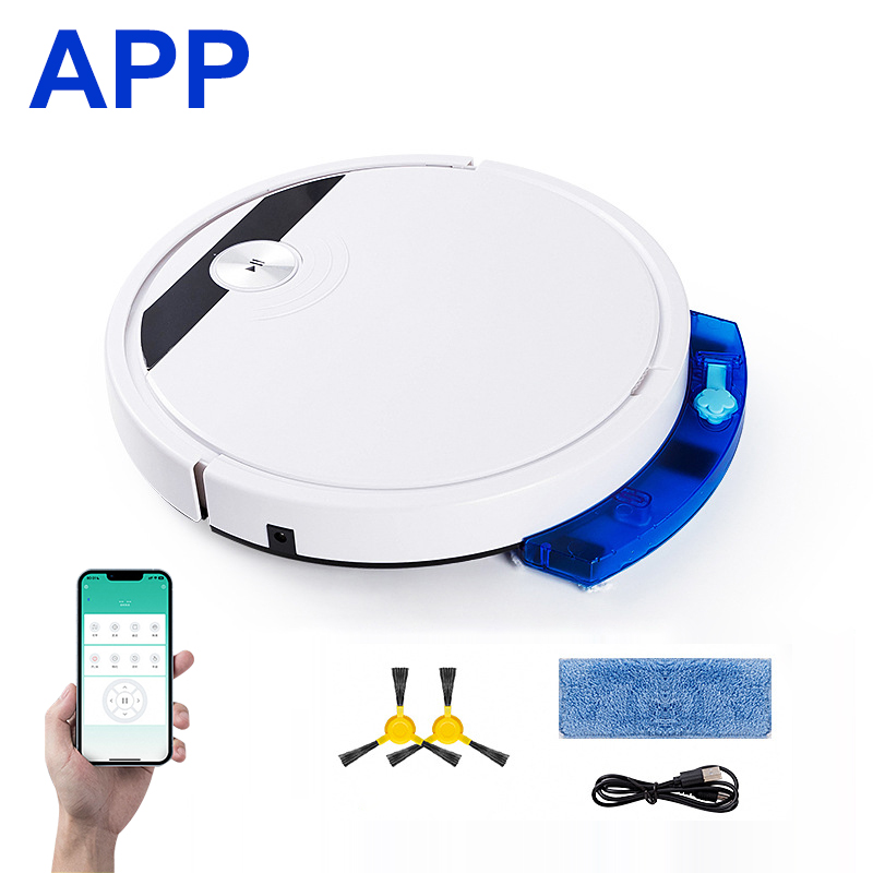 2024 2800Pa 3-In-1 Rs800 Super Stille Robot Stofzuiger Slimme Mobiele Telefoons App Controle Sweep En Nat Dweilvloer & Tapijt: Bruin
