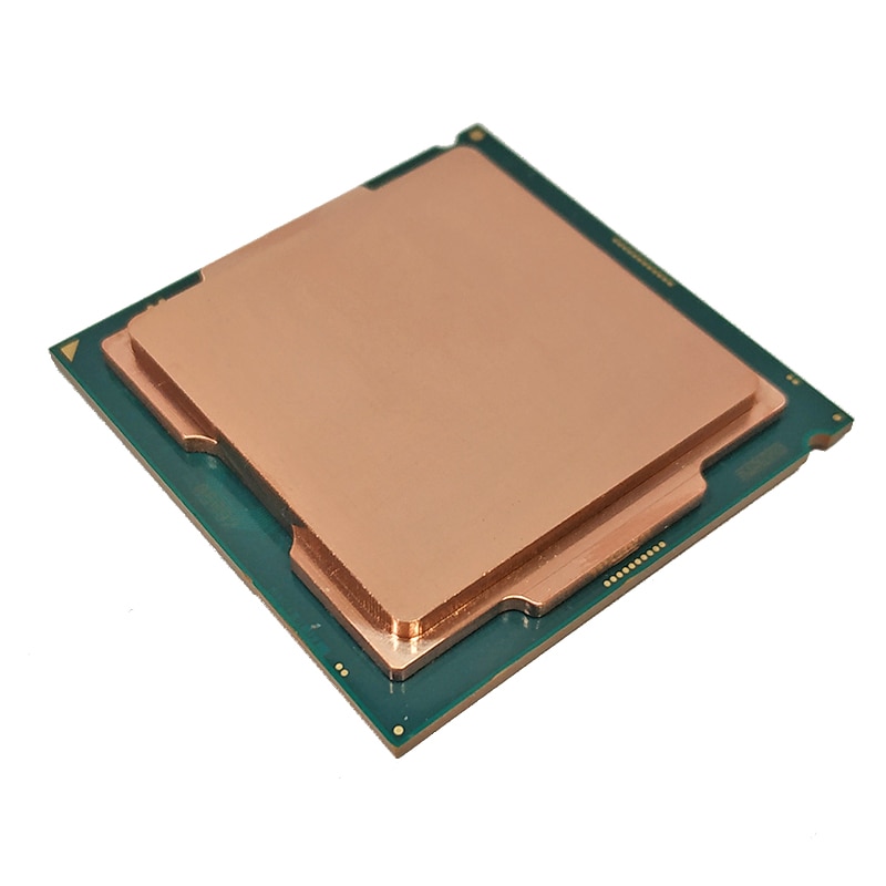 Couvercle de couvercle en cuivre pur ouvreur de CPU IHS refroidissement pour 3700K 4790K 6700K 7700K 8700K 9700K 9900K 10900K 115x1200 protecteur d'interface