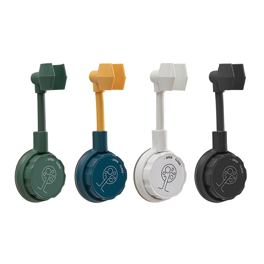 Verstelbare wandmontage douchehouder douchekop vaste basis haak punch gratis douche montagebeugel badkameraccessoires