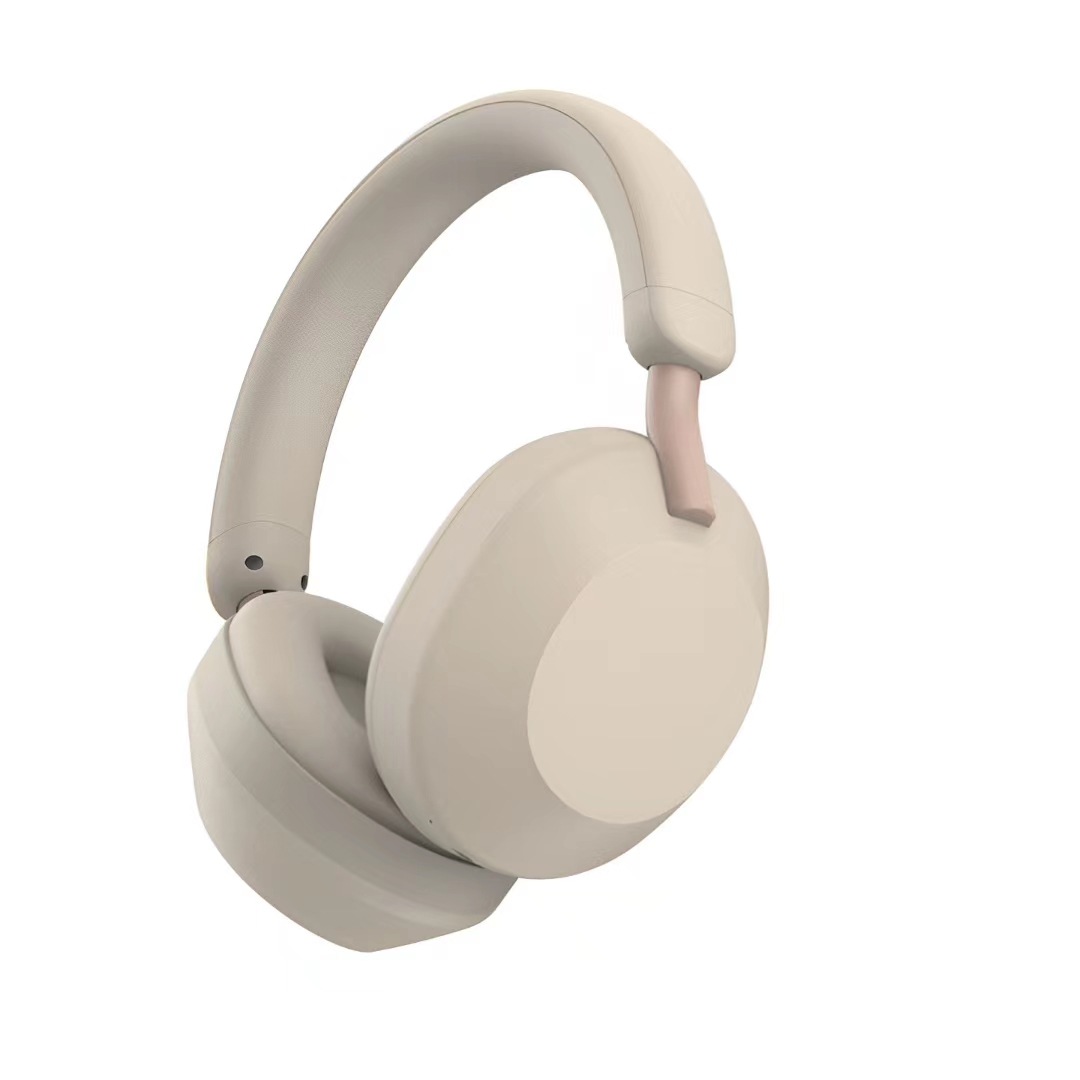 WH-1000XM5 Op het hoofd gemonteerde Bluetooth-oortelefoon met draadloze oproepoortelefoon met volledig oor: WHITE