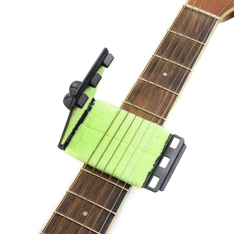 Guitar String Cleaner String Fretboard Cleaner Guitar Bass Brush Scrubber Useful Cleaning Maintenance Tool Guitar Accessories
