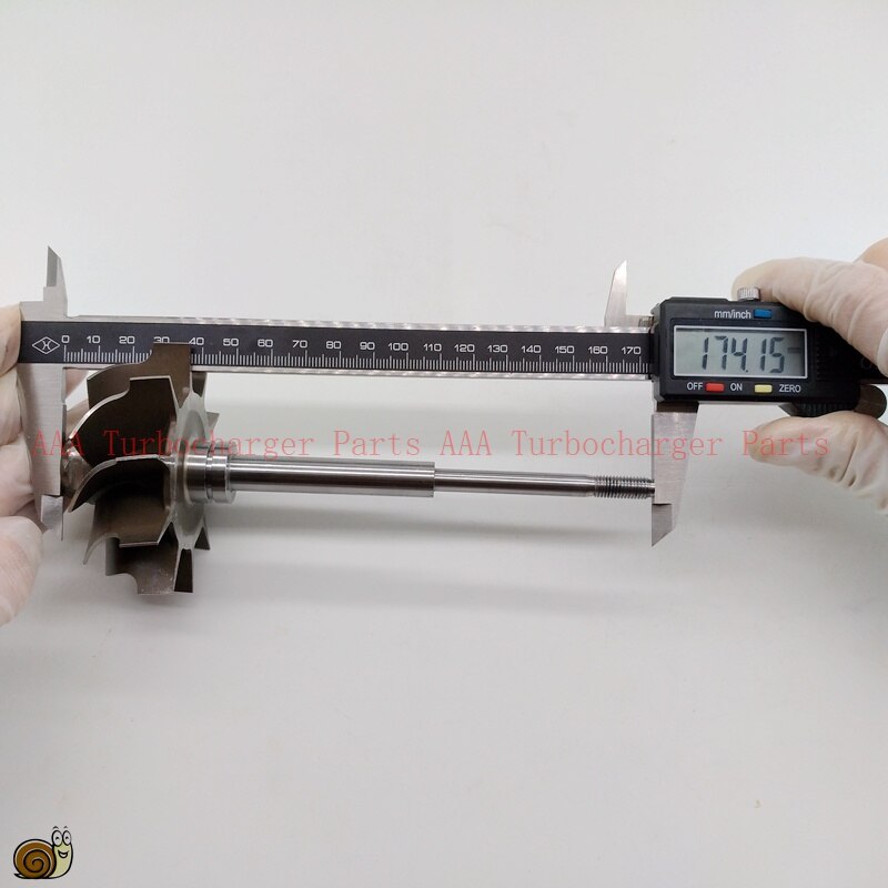 Hx40w/hx40 peças de turbo, peças de roda de turbina 64mm * 76mm-10 lâminas, peças de turbocompressor aaa para fornecedores