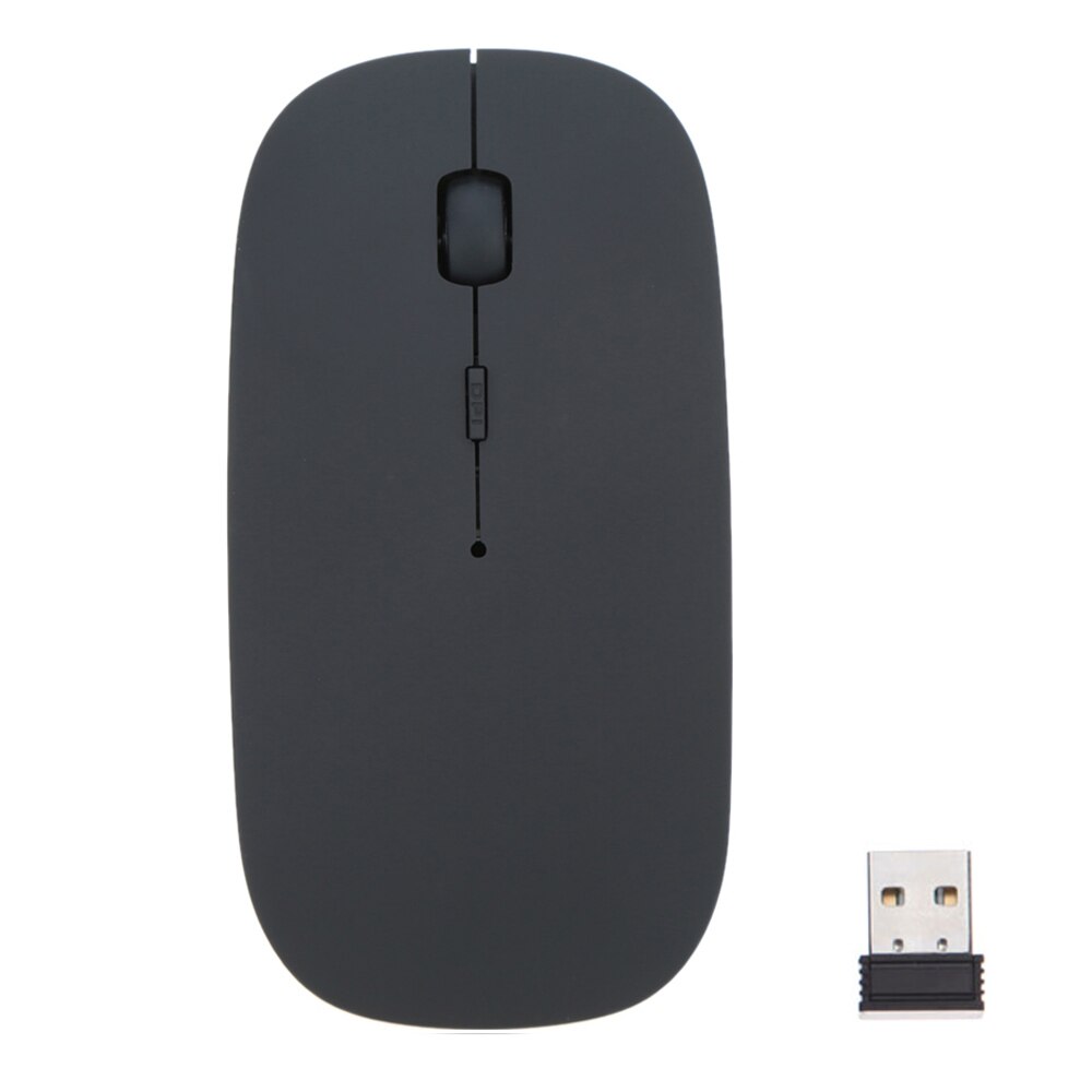 Souris d'ordinateur 1600 DPI USB optique sans fil souris d'ordinateur 2.4G récepteur Super mince souris pour ordinateur portable