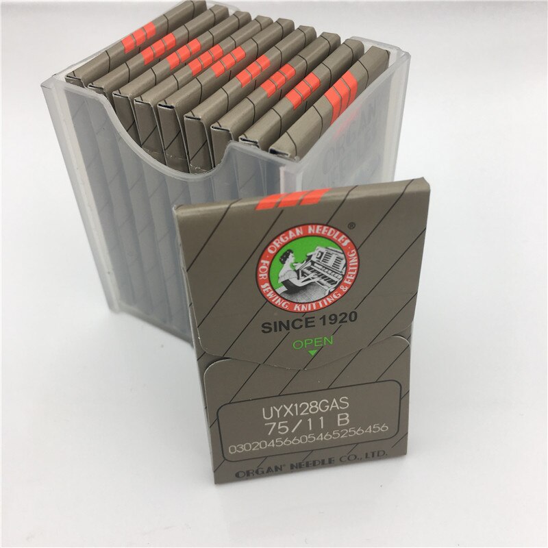 10 sztuk/partia wysokiej jakości igły narządów DBX1 DCX1 DPX5 UYX128GAS dla przemysłowe stebnówka maszyna do szycia Singer JUKI brother: UYX128GAS(75-11B)