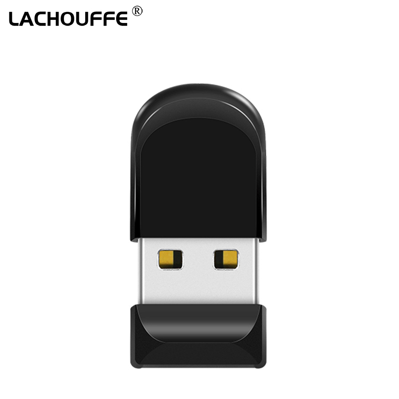 Negro Mini USB flash Drive 128GB 64GB 32GB 16GB 8 GB de Metal Pen Drive Pendrive 128 64 32 16 USB de 8 GB de memoria Flash Cle USB Stick: 128 GB