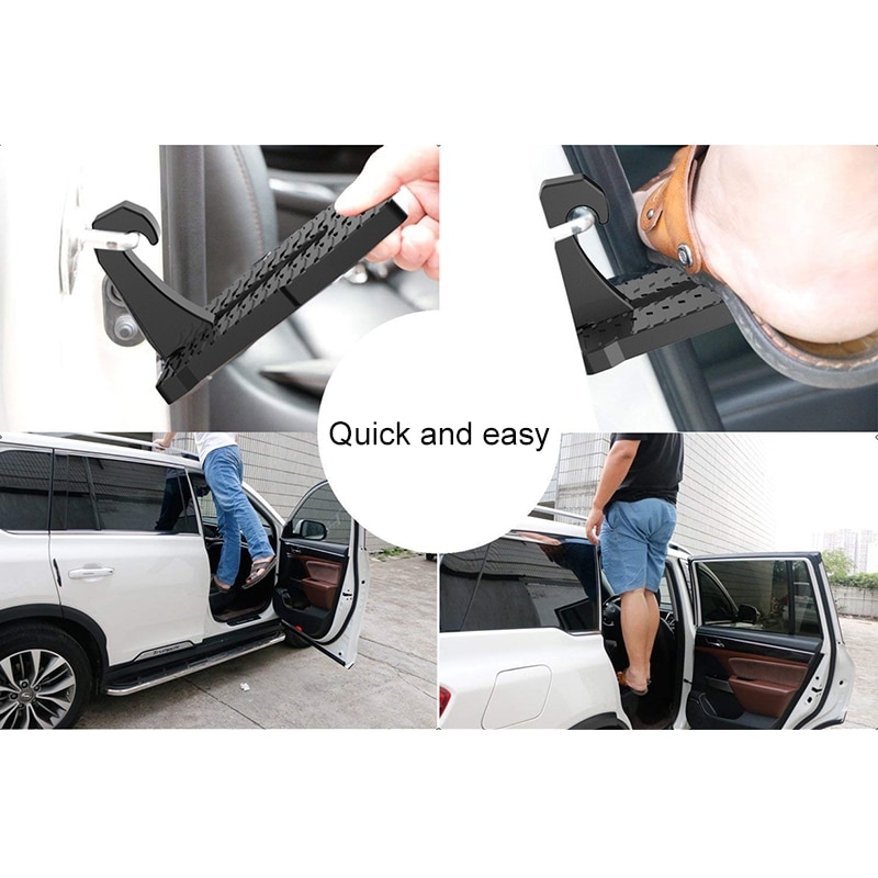 Multi-Functie Auto Instaplijsten Stap Pedalen Pads Bovenste Dak Extra Apparaat Deur Haak Auto Voertuig Diy Accessoires