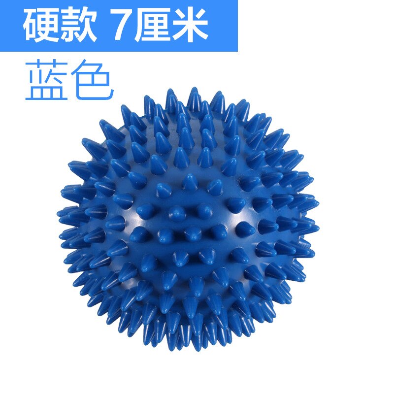 A mano Palla di Formazione Sfera di Massaggio Muscolare Acanthosphere Sfera di Massaggio Forza di Presa Forza Dito Rilassante Pratica Mano Piede di Fitness: Hard Blue 7 Centimeter