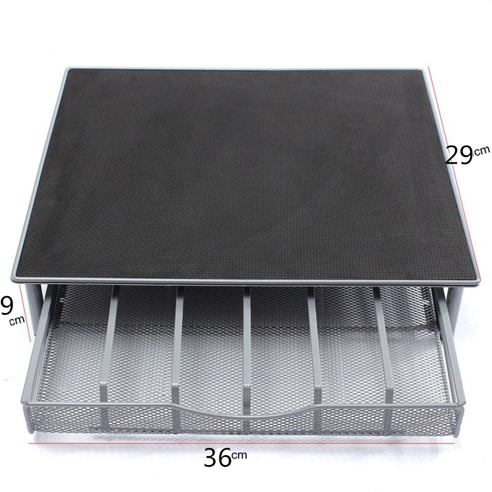 24 stk dolce gusto kapsler metal kapsel kaffepudeholder stativ kapsel opbevaringsskuffer organizer kaffestel sæt