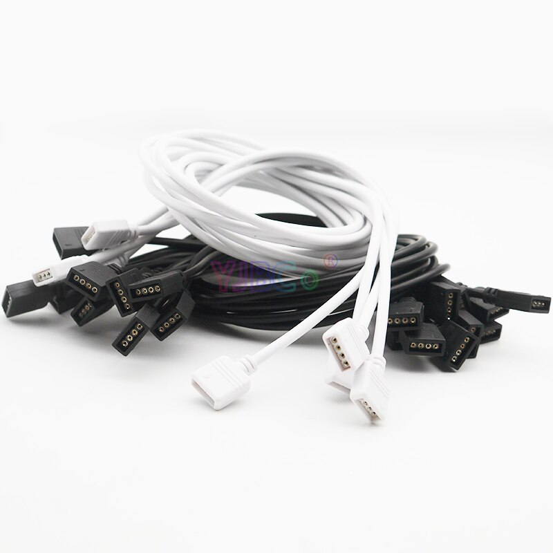 1pcs 30CM 1M 2M 3M 5M 10M long 4 PIN RGB LED Strip Extension Cable Connector cord Wire with 4pin connection for RGB Lights Tape
