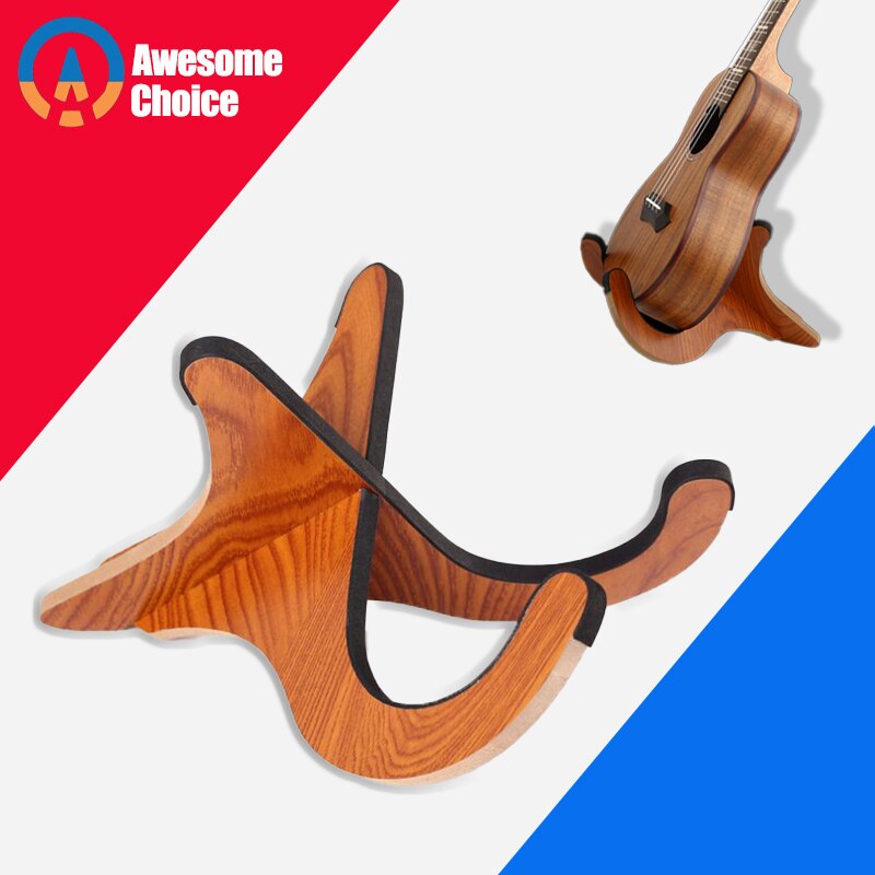 Opvouwbare Hardhout Ukulele Bas Pvc Inklapbare Houder Stand Ukulele Viool Mandoline Gitaar Accessoires Banjo Accessoires