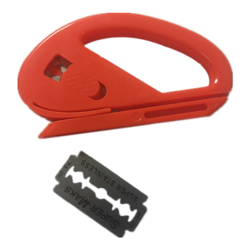 Nóż robić cięcia papieru robić pakowania winylu Nóż robić cięcia papieru robić owijania samochodów Narzędzie robić cięcia folii okiennej: Czerwony