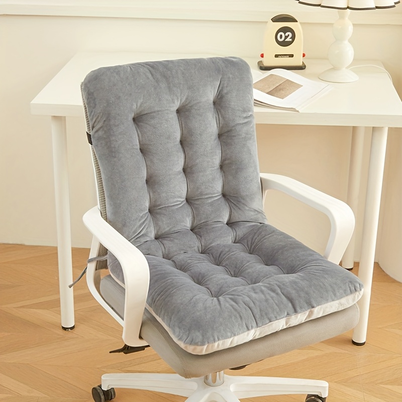 Het verdikte kussen is ergonomisch ontworpen met zachte rugsteun, geschikt voor langdurig zitten en huisdecoratie: Grey